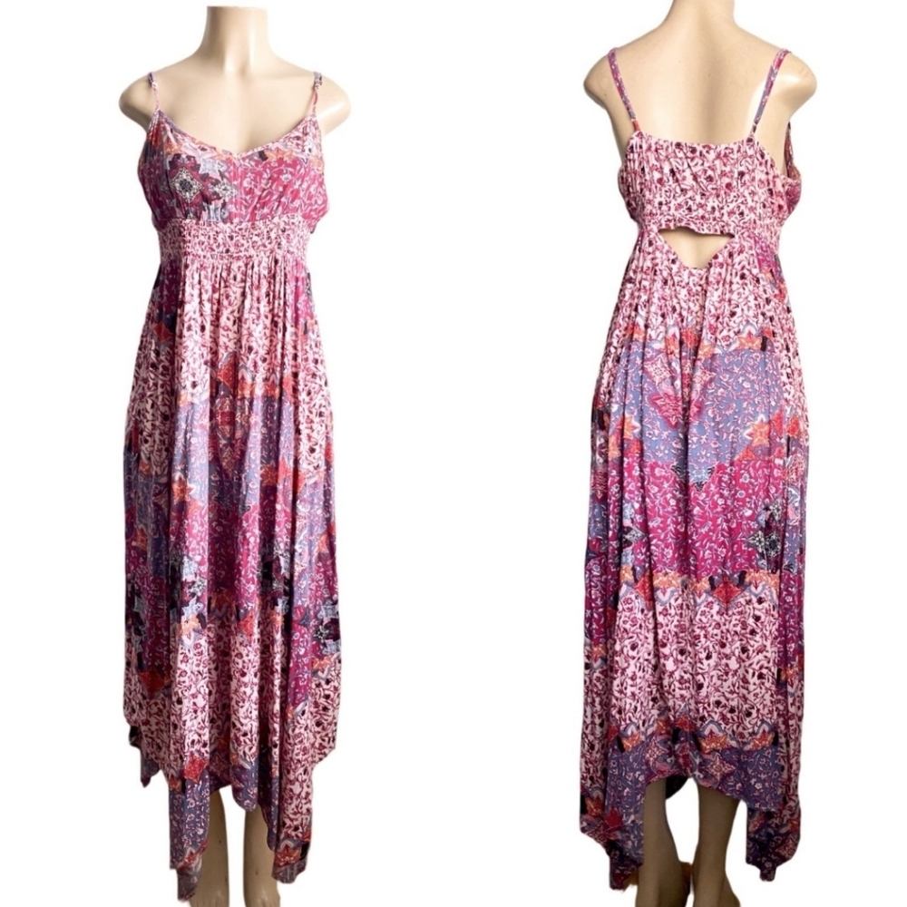Like New Small American Eagle Handkerchief Midi Dress